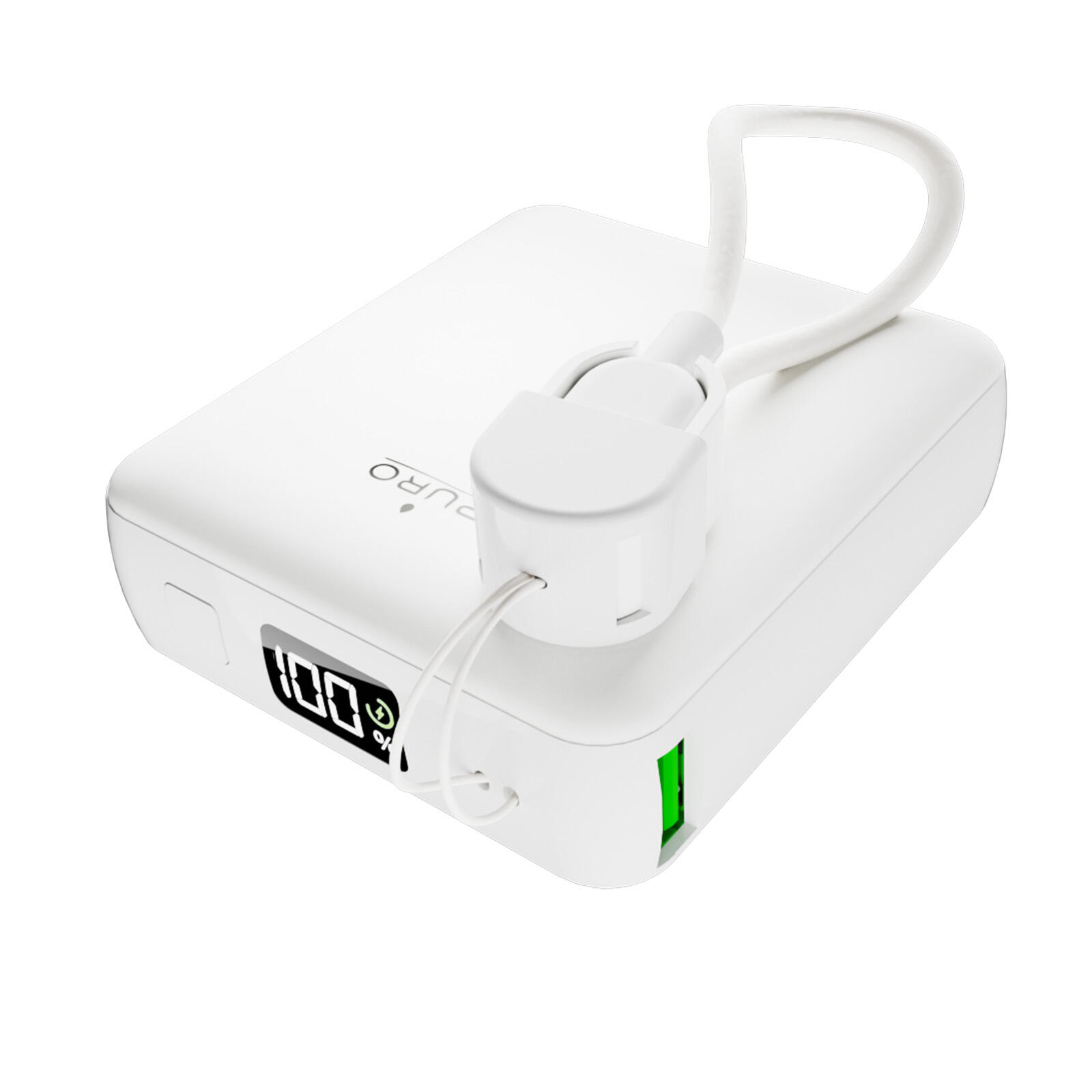 Power Bank 10000 mAh z kablem USB-C i wyświetlaczem LCD 4/7
