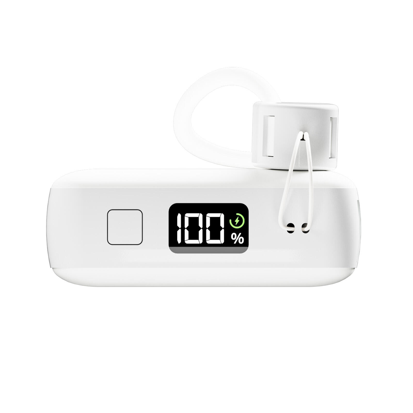 Power Bank 10000 mAh z kablem USB-C i wyświetlaczem LCD 3/7