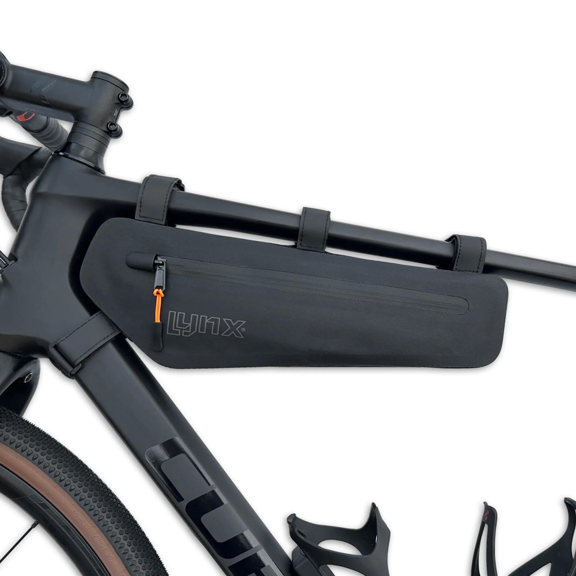 Sac de cadre 2,5 litres pour VTT, bikepacking, noir 2/5