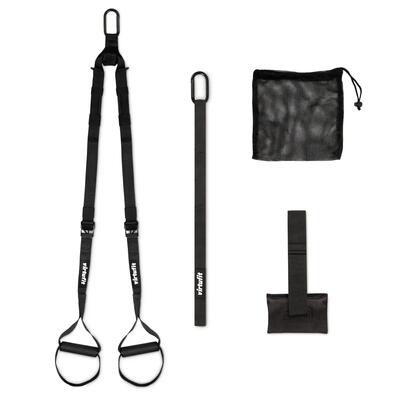 Suspension trainer pro met opbergtas - zwart