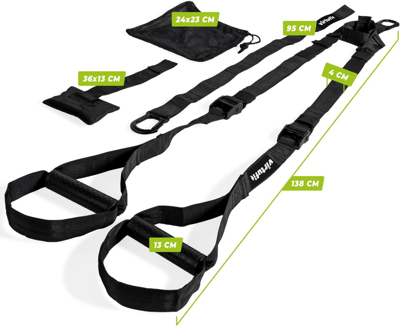Suspension Trainer Pro avec sac de rangement - Noir 7/7