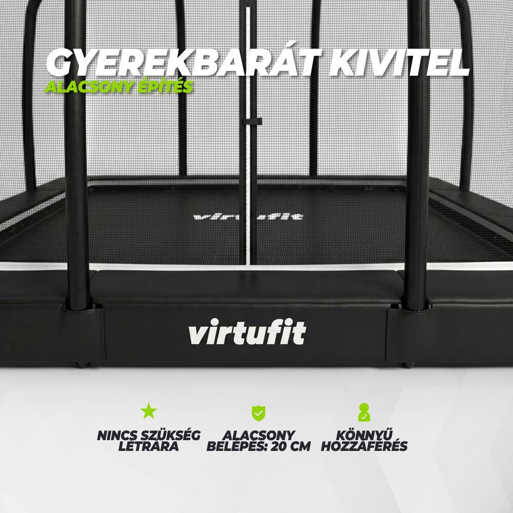 Premium Inground Trampoline met Veiligheidsnet - Rechthoekig - 183 x 274 cm 5/7
