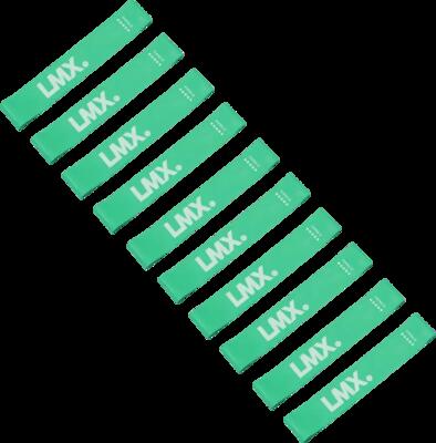 Lmx mini weerstandsband - sterk - blauw - 10 stuks