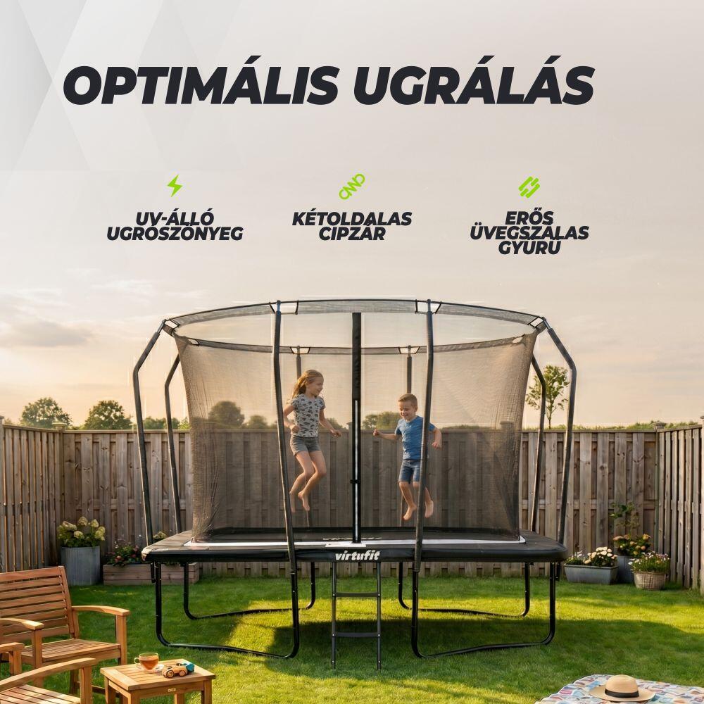 Trampoline Premium avec Filet de Sécurité - Rectangulaire - 213 x 305 cm 5/8