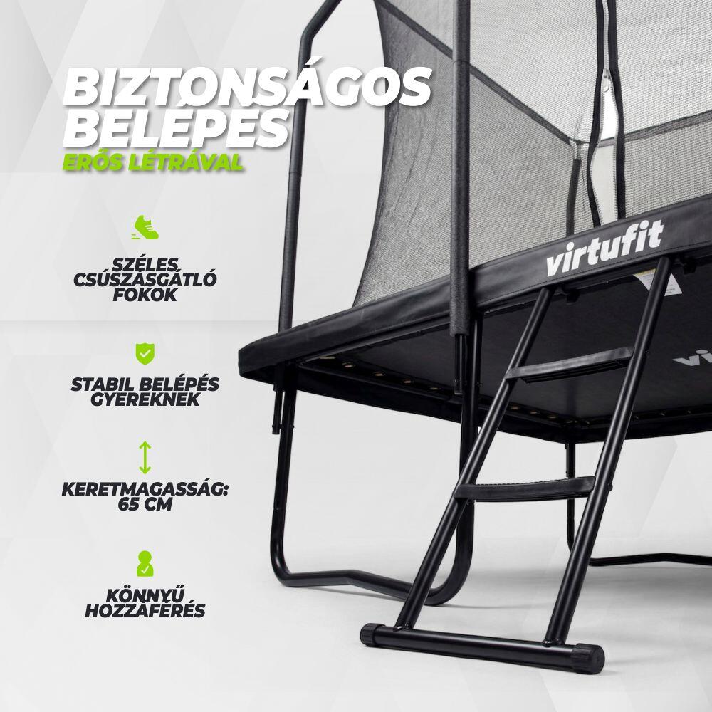 Trampolino Premium con rete di sicurezza - Rettangolare - 183 x 274 cm 6/8