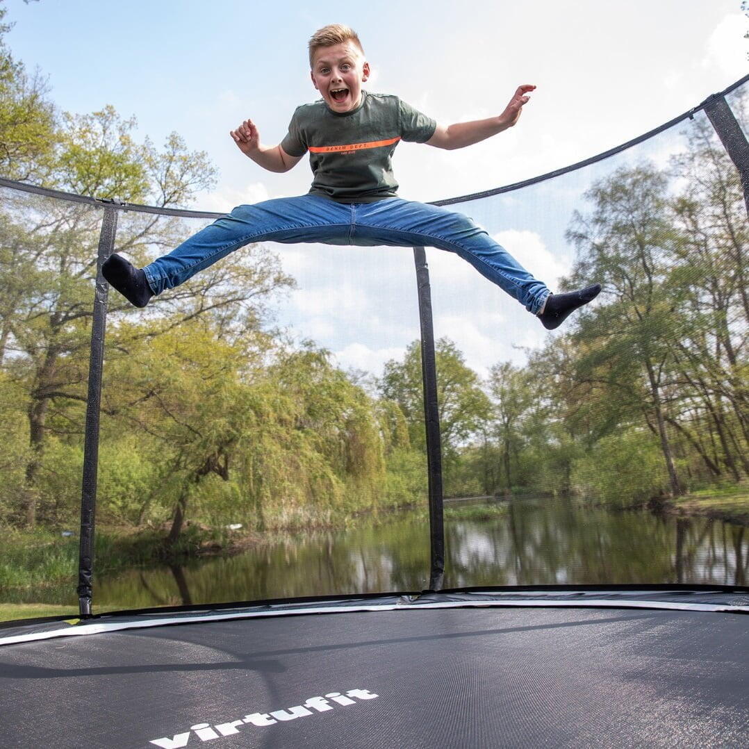 Premium Trampoline met Veiligheidsnet - Rond - 305 cm 5/8