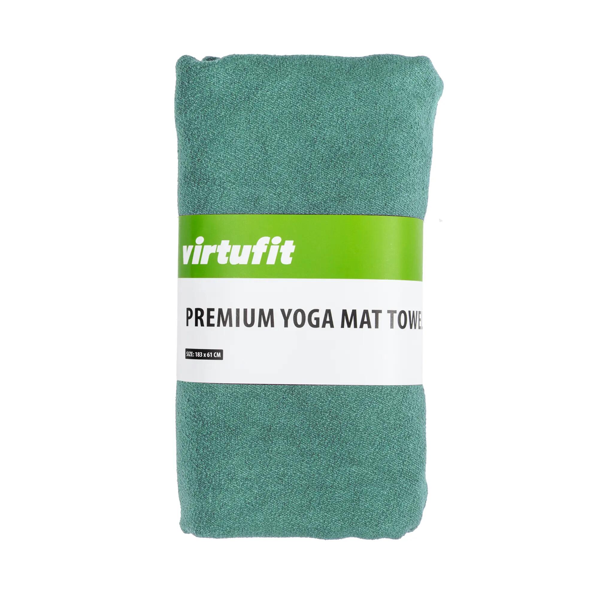 Yogamatte Premium Handtuch - Rutschfest - 183 x 61 cm - Ocean Green 2/7