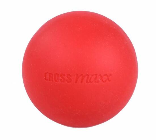Crossmaxx Ballon de Lacrosse - Rouge - 6,5 cm