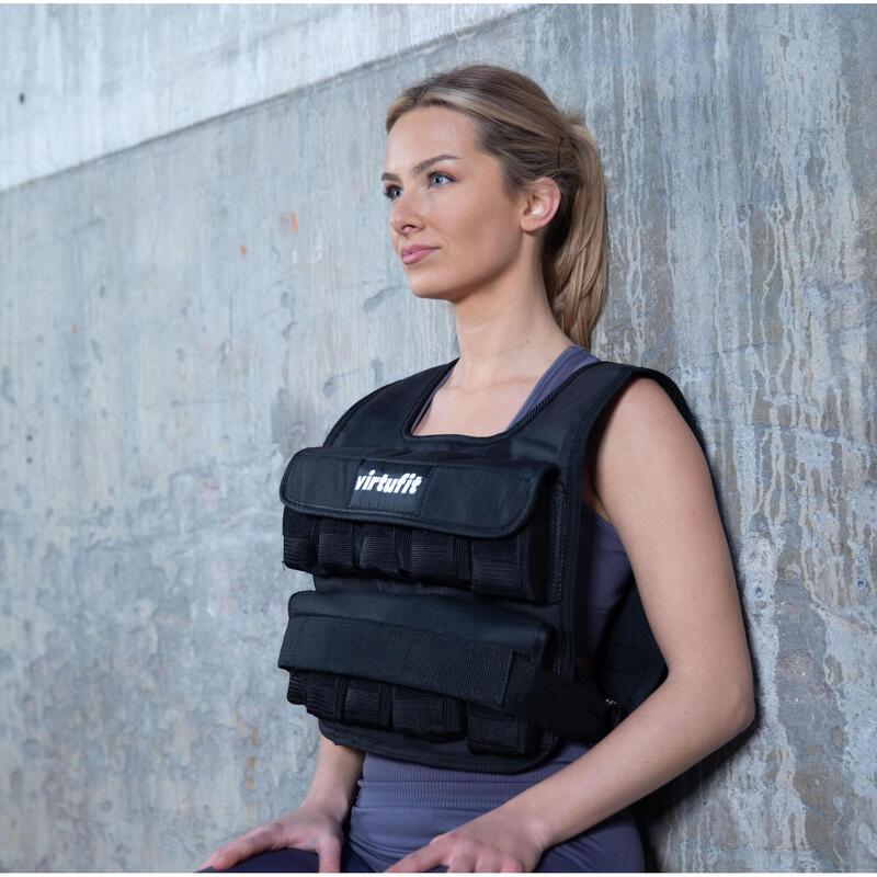 Vesta cu greutate reglabila 10 kg VirtuFit Weight Vest Pro
