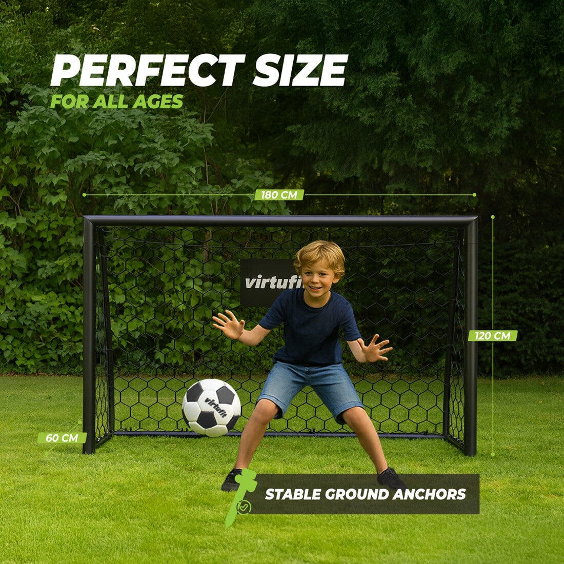 Golo de Futebol Premium - Golo de Futebol Heavy Duty - 180 x 120 x 60 7/10