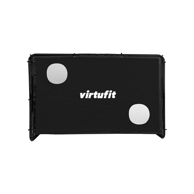 Poarta de fotbal VirtuFit Football Goal cu tinte de antrenament 170 x 110 cm