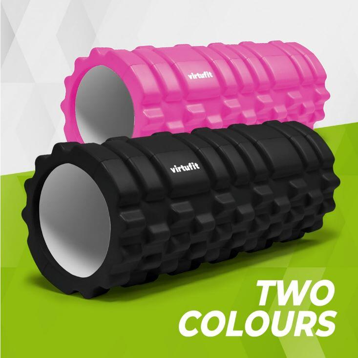 Foam Roller - Grid Foam Roller massage roller - 33 cm - Zwart 5/7