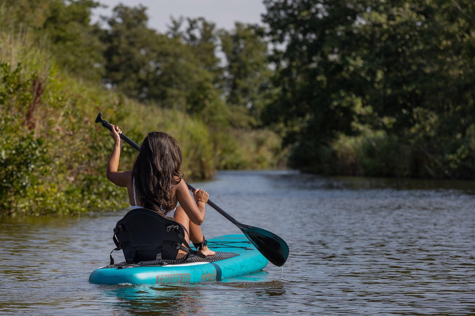 Deska SUP Cruiser 305 - Z siedziskiem kajakowym, akcesoriami i torbą transportow 3/8