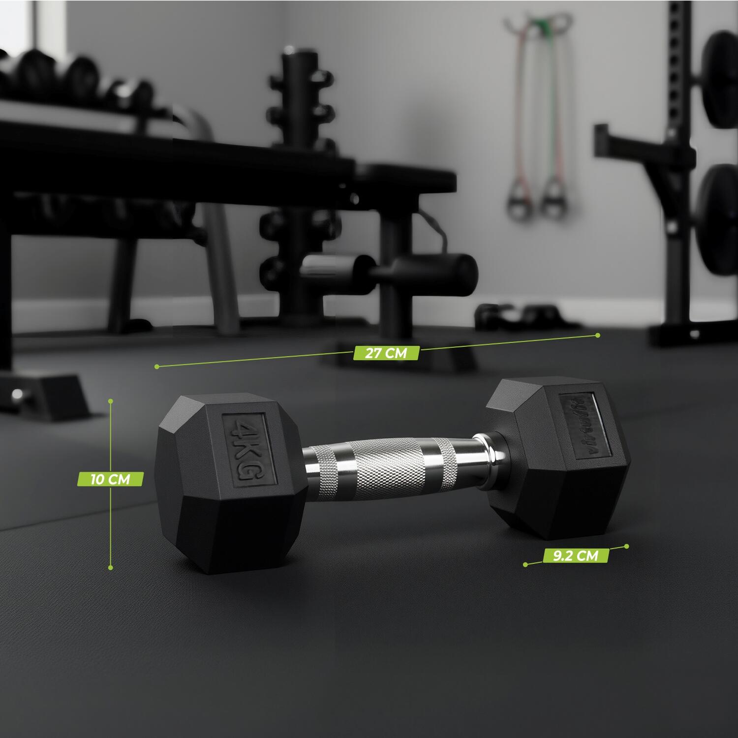 Kurzhantel Hexagon - Hantel - Dumbbell - Pro Stück - 1 bis 40 kg 2/6