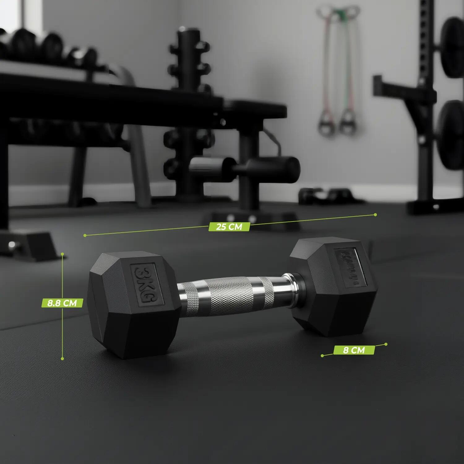 Haltères Musculation - Hexa - Poids - Par piéce - 1 à 40 kg 2/7