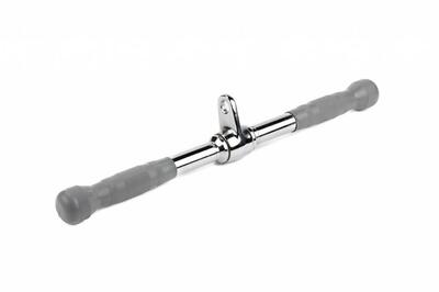 Triceps straight bar pu grip - grijs
