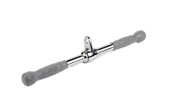 Triceps Straight Bar PU Grip - Grijs