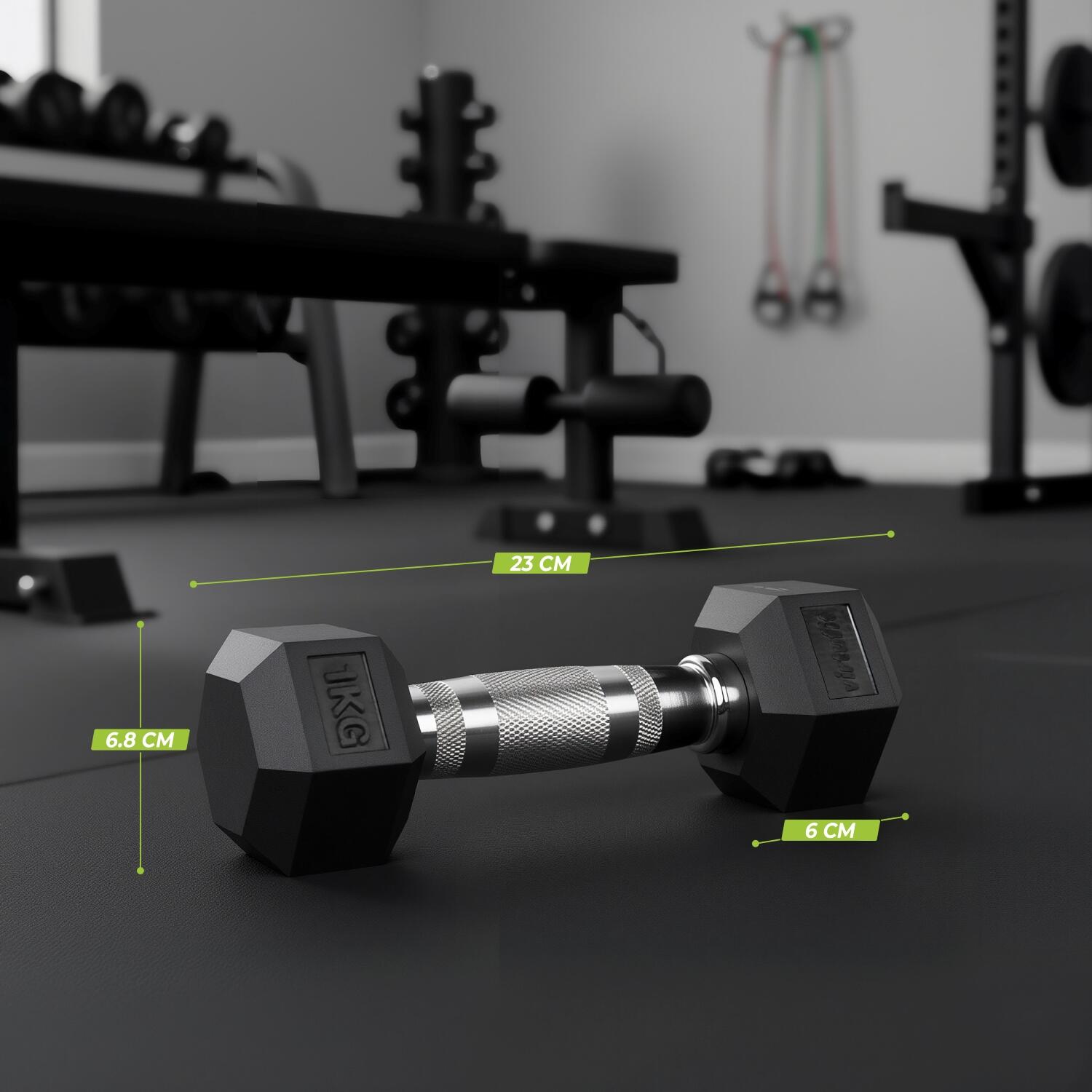 Haltères Musculation - Hexa - Par set - 1 à 30 kg 2/6
