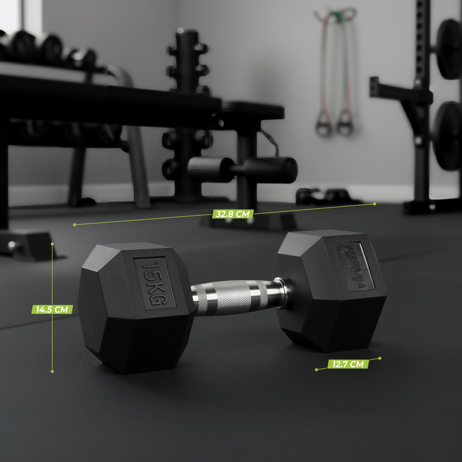 Hexa Dumbbell Pro - Pesos - Por peça - 1 a 40 kg 2/6