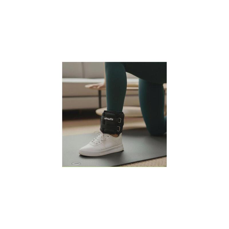 GREUTATI PENTRU GLEZNE/INCHEIETURA MAINII AJUSTABILE 2 X 2 KG VIRTUFIT