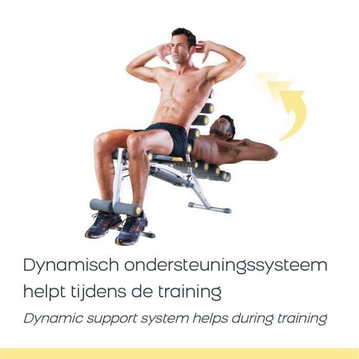 6-in-1 Fitnessbank - Bauchtrainer - Grau 3/7