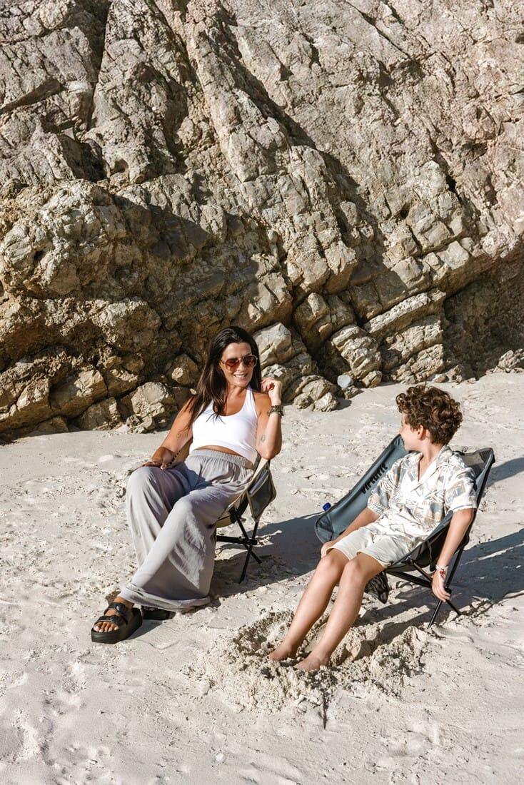 Chaise de Camping Compacte - Gris 7/8