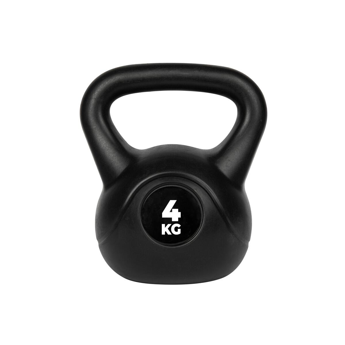 VIRTUFIT Kettlebell PVC černý varianta 4 kg