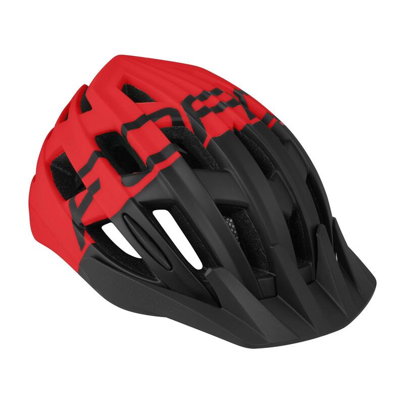 Casca Force Corella MTB Negru/Rosu L-XL