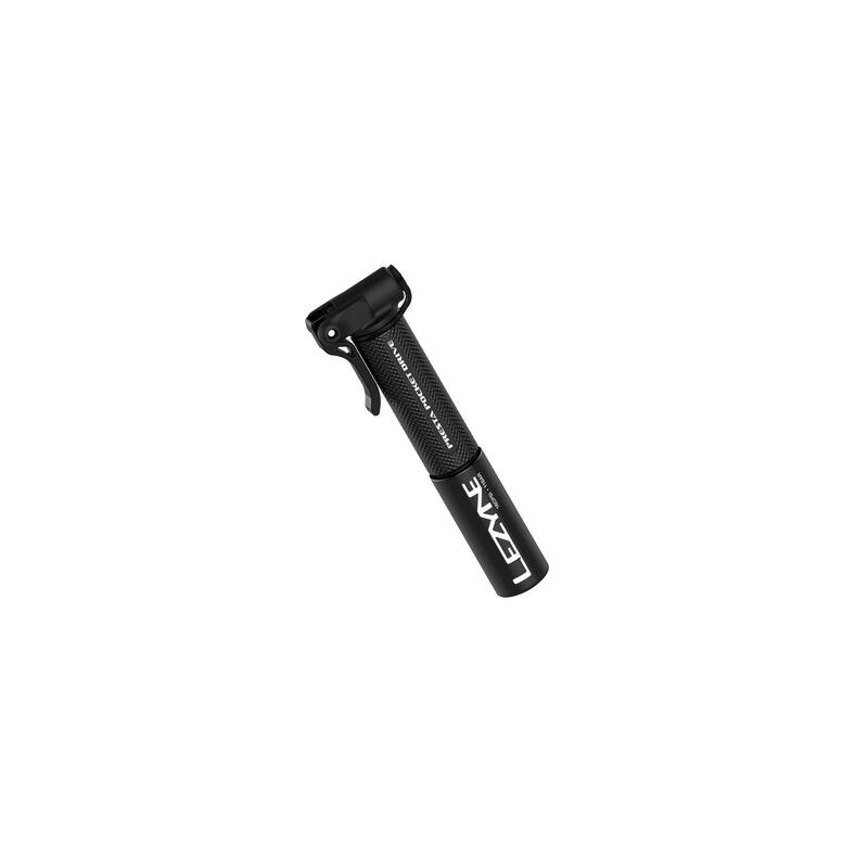 Lezyne Presta Pocket Drive Black 145 — pompă manuală Presta 160 psi