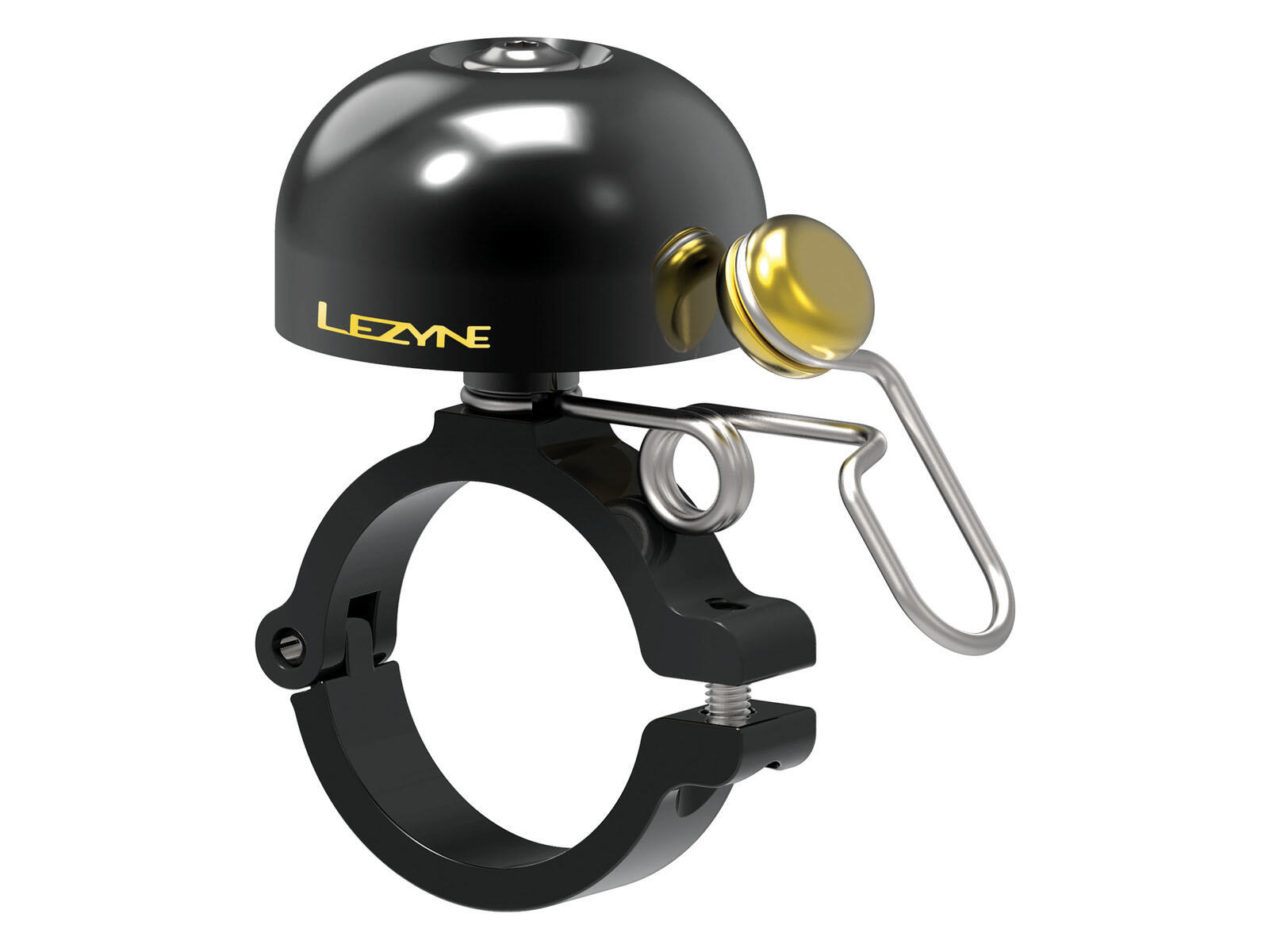 Cloche de bicyclette en laiton classique - noire 3/7