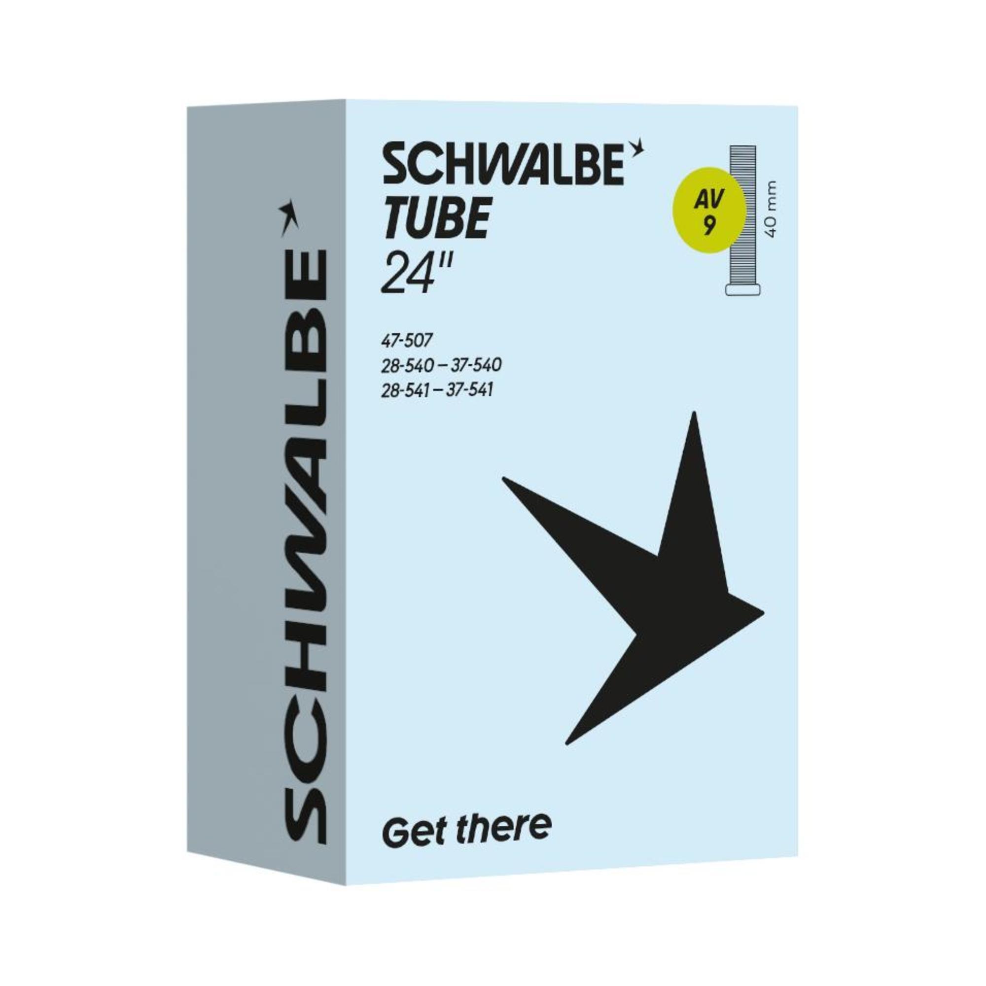 Schwalbe Schlauch AV9 40mm (24") 28/47-507/541 Modell 2026 3/7