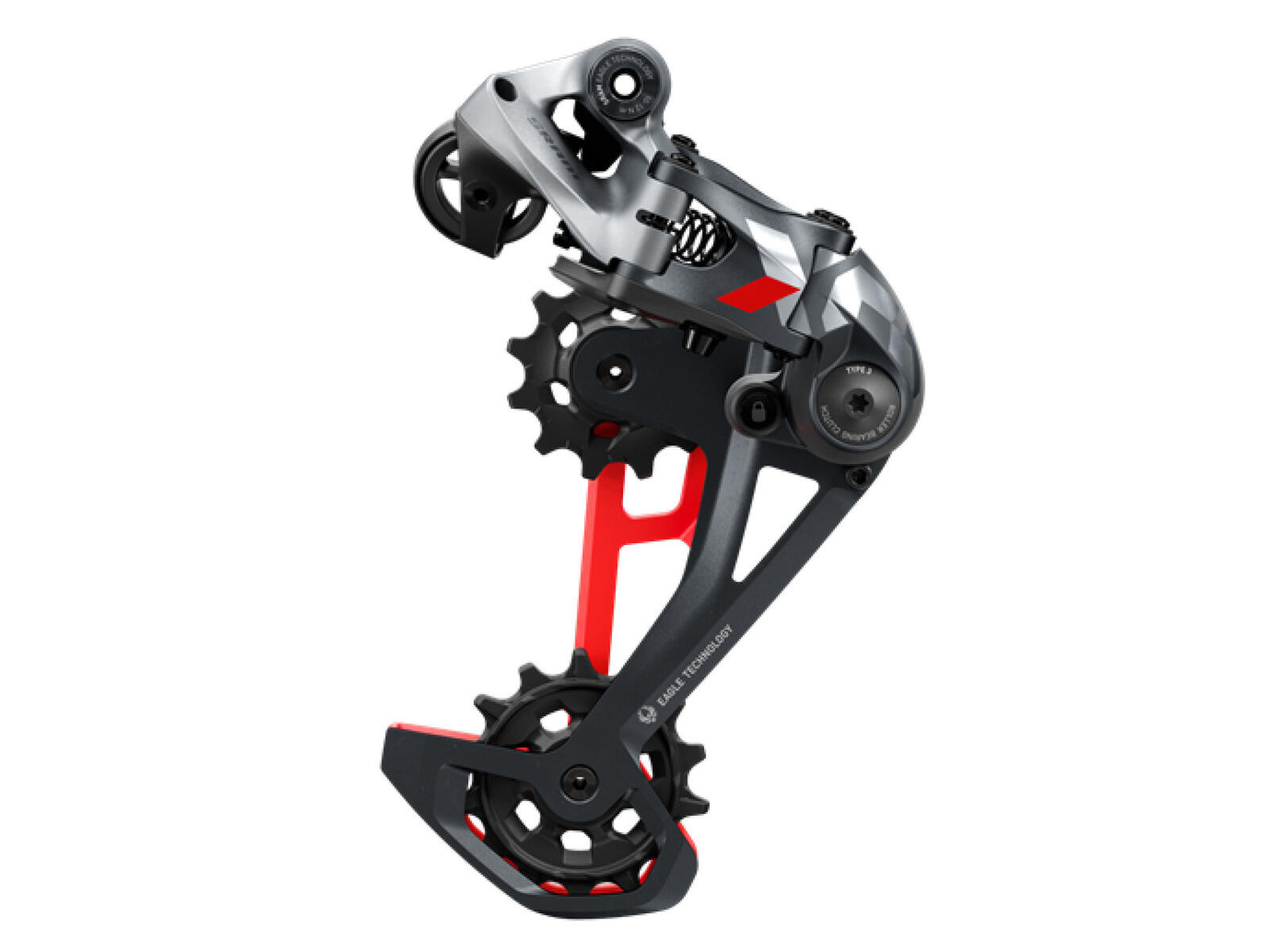 Sram X01 Eagle 12 Speed Achterderailleur (Max 52 Tanden) Rood 2/7