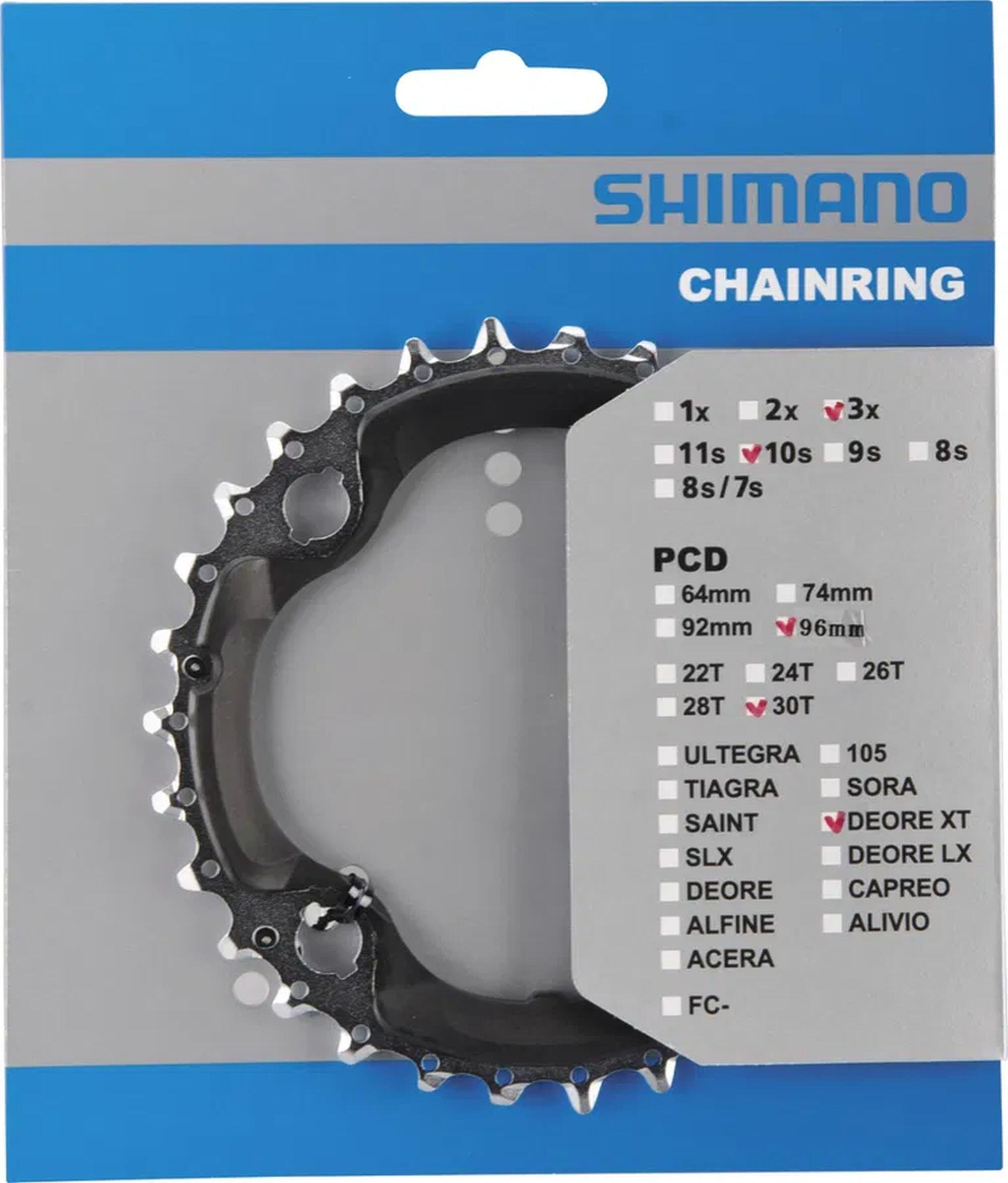Shimano Kettenblatt Deore XT FC-M782 96mm 30 Zähne 3/7
