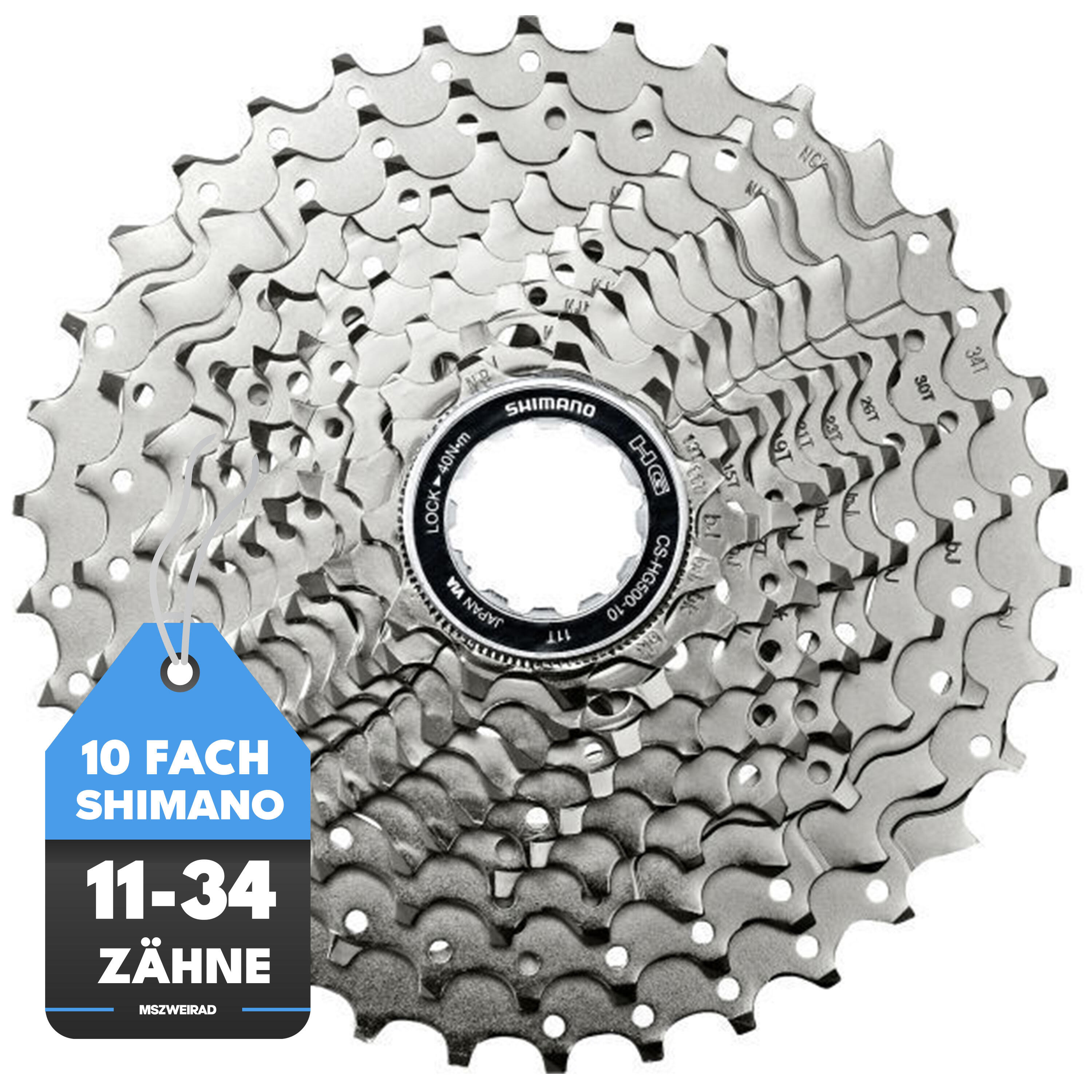 Shimano Kassette 10-fach MTB 11-34Z WVP 2/7