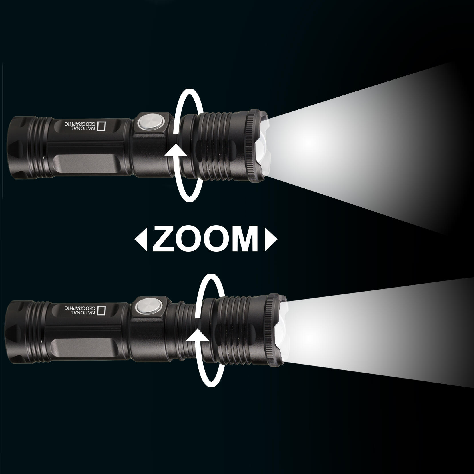 ILUMINOS 1000 LED Zoom-Taschenlampe 1000 lm 5/7