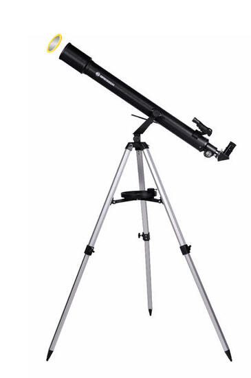 Sirius 70/900 AZ Télescope à lentille avec adaptateur pour smartphone & filtre
