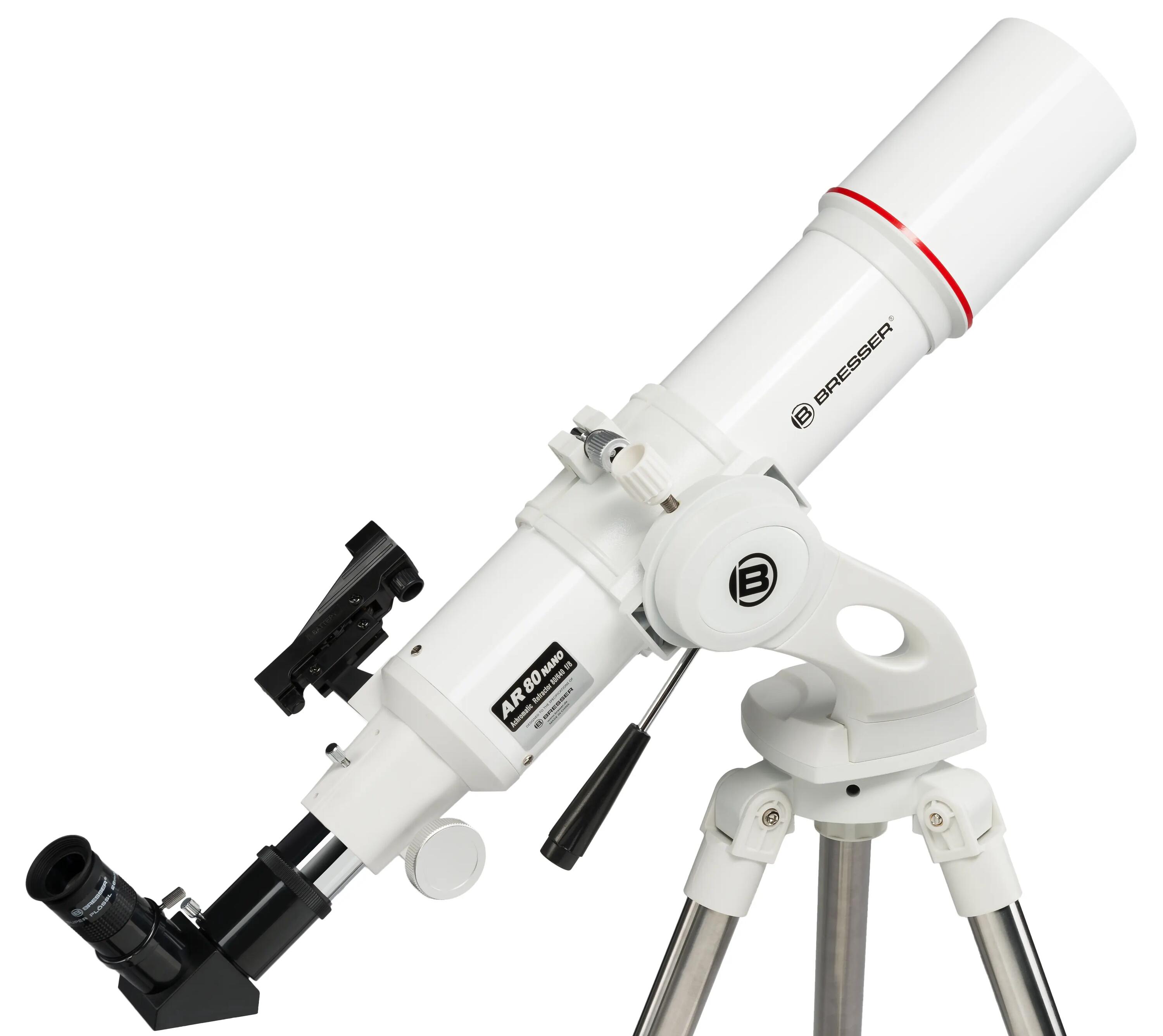 Telescopio Messier Ar-80/640 Az Nano Bresser 4/7