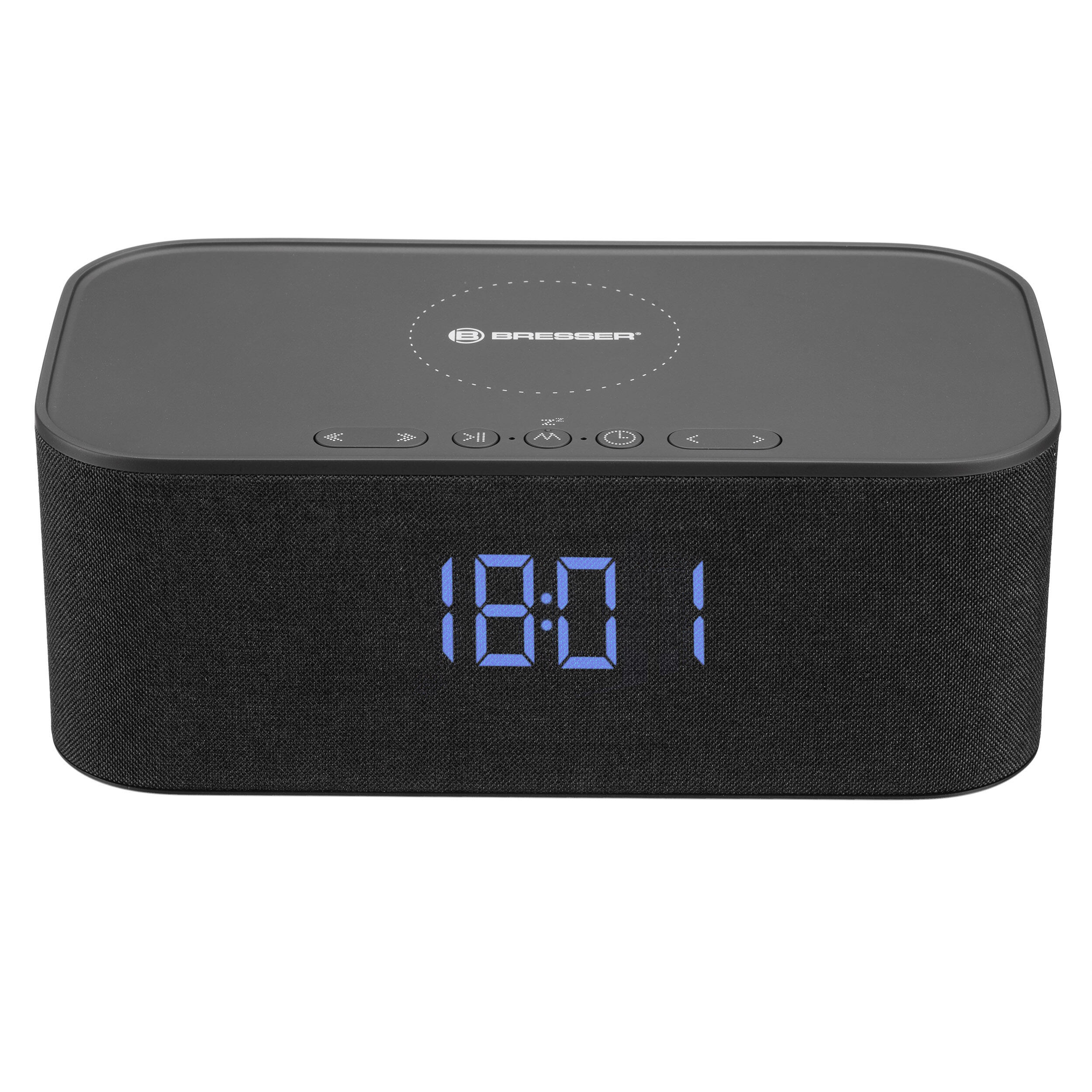 Altavoz Bluetooth BRESSER con función de carga y hora 5/6
