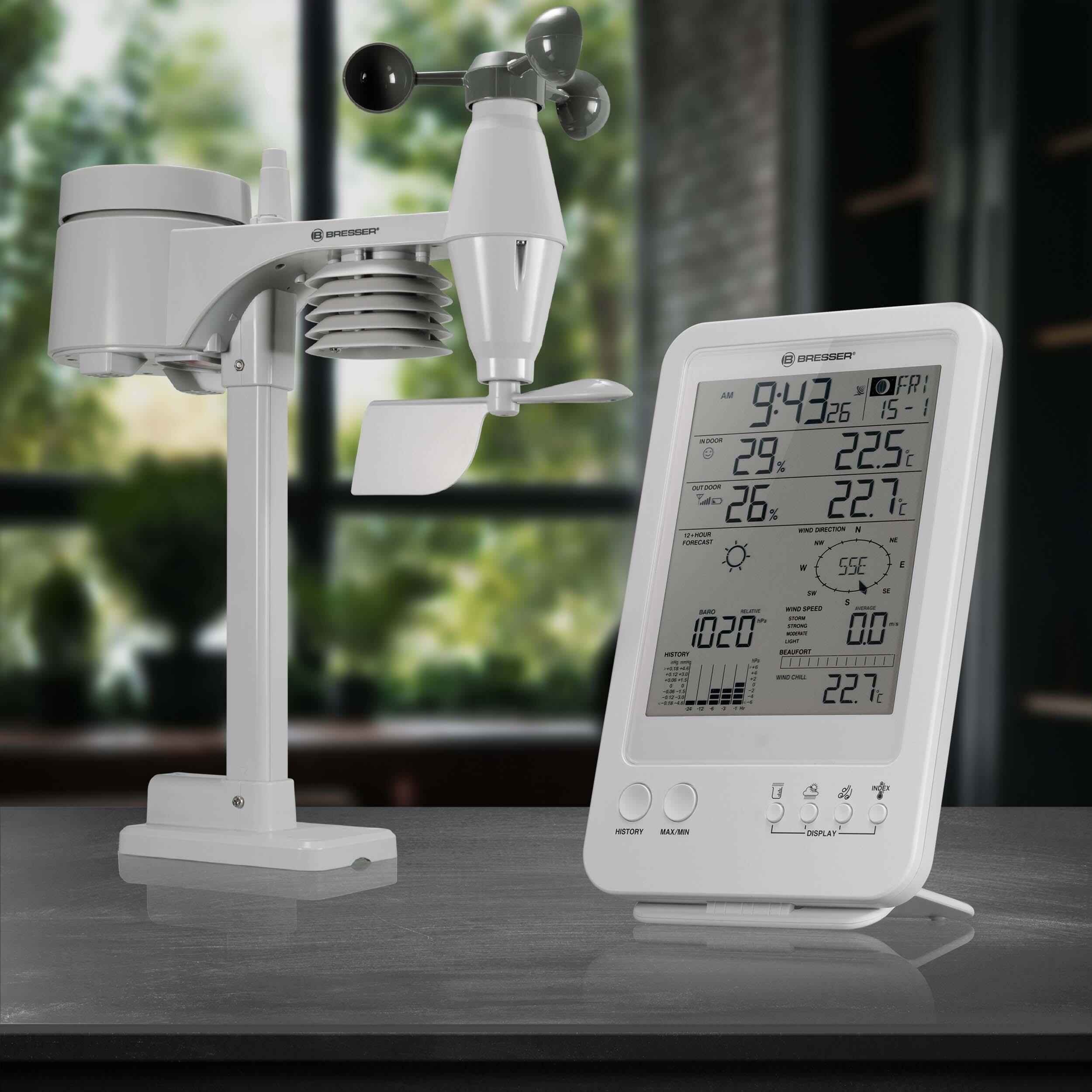 Weather Center 5-in-1 wit 5/7
