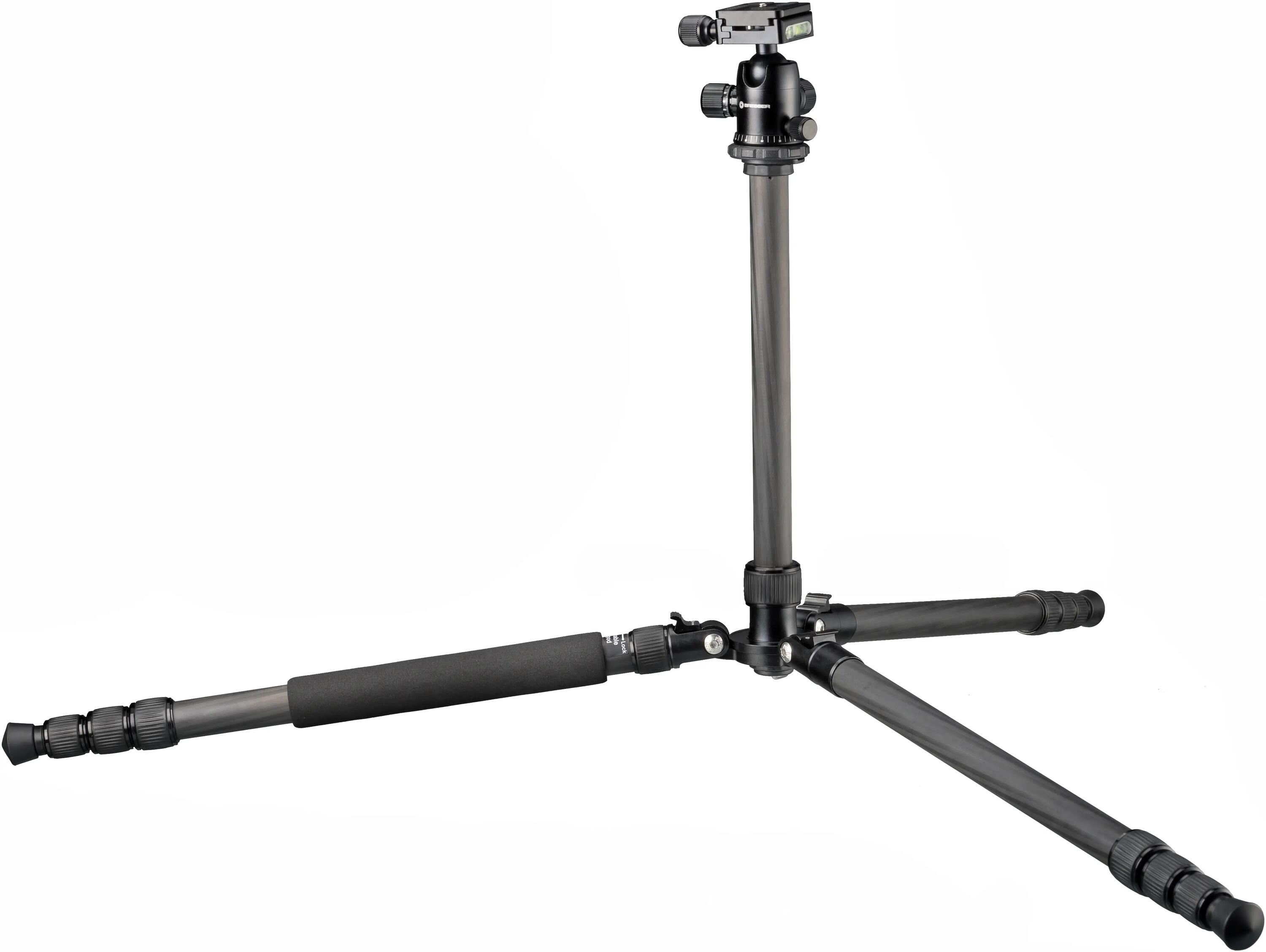 Trípode BR-2504X8C-B1 de carbono/utilizable monópodo Fotografía y Vídeo 3/5
