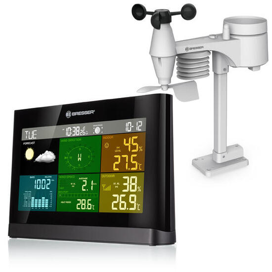 Centrale météo 5-en-1 Comfort avec Écran en Couleurs