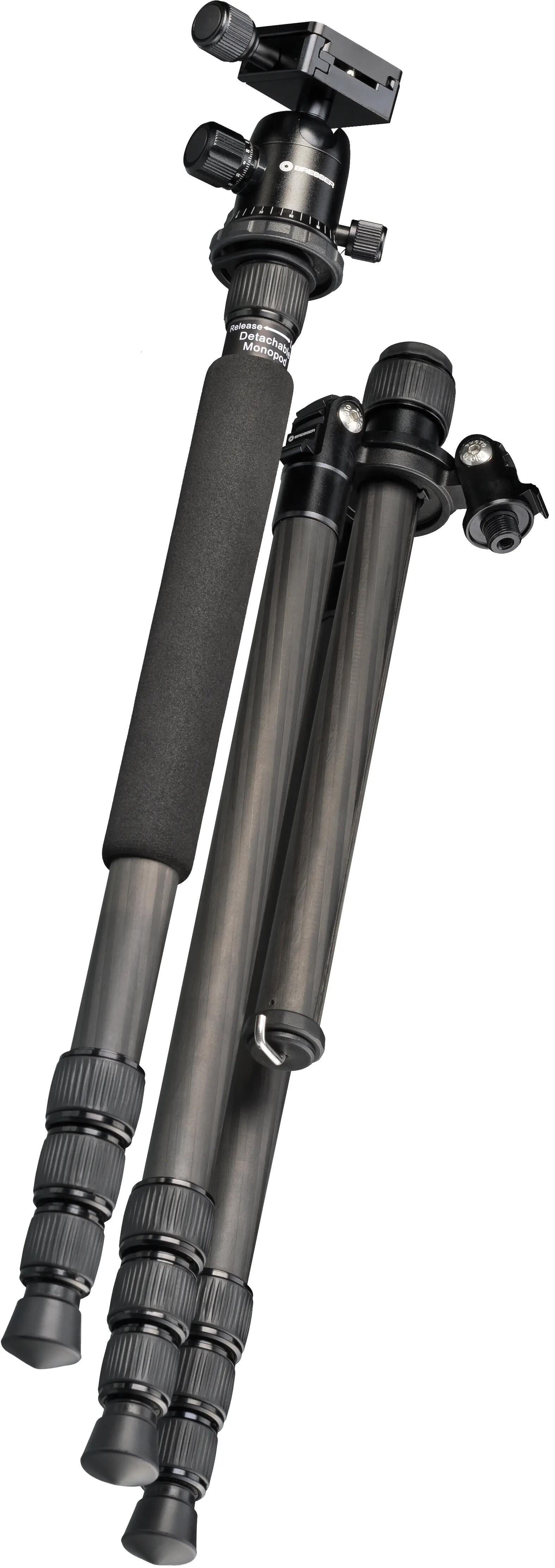 Trípode BR-2504X8C-B1 de carbono/utilizable monópodo Fotografía y Vídeo 2/5