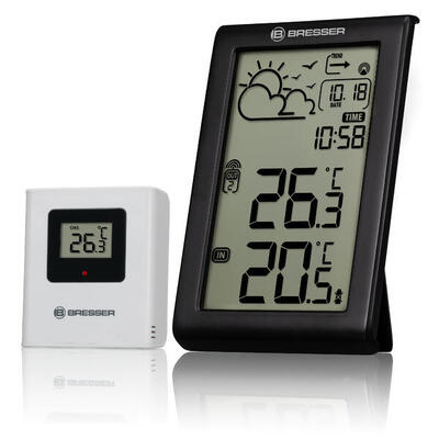 Meteo temp w weerstation met dcf-radiosignaal