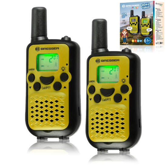 Les talkies-walkies BRESSER JUNIOR avec une longue portée jusqu'à 6 km