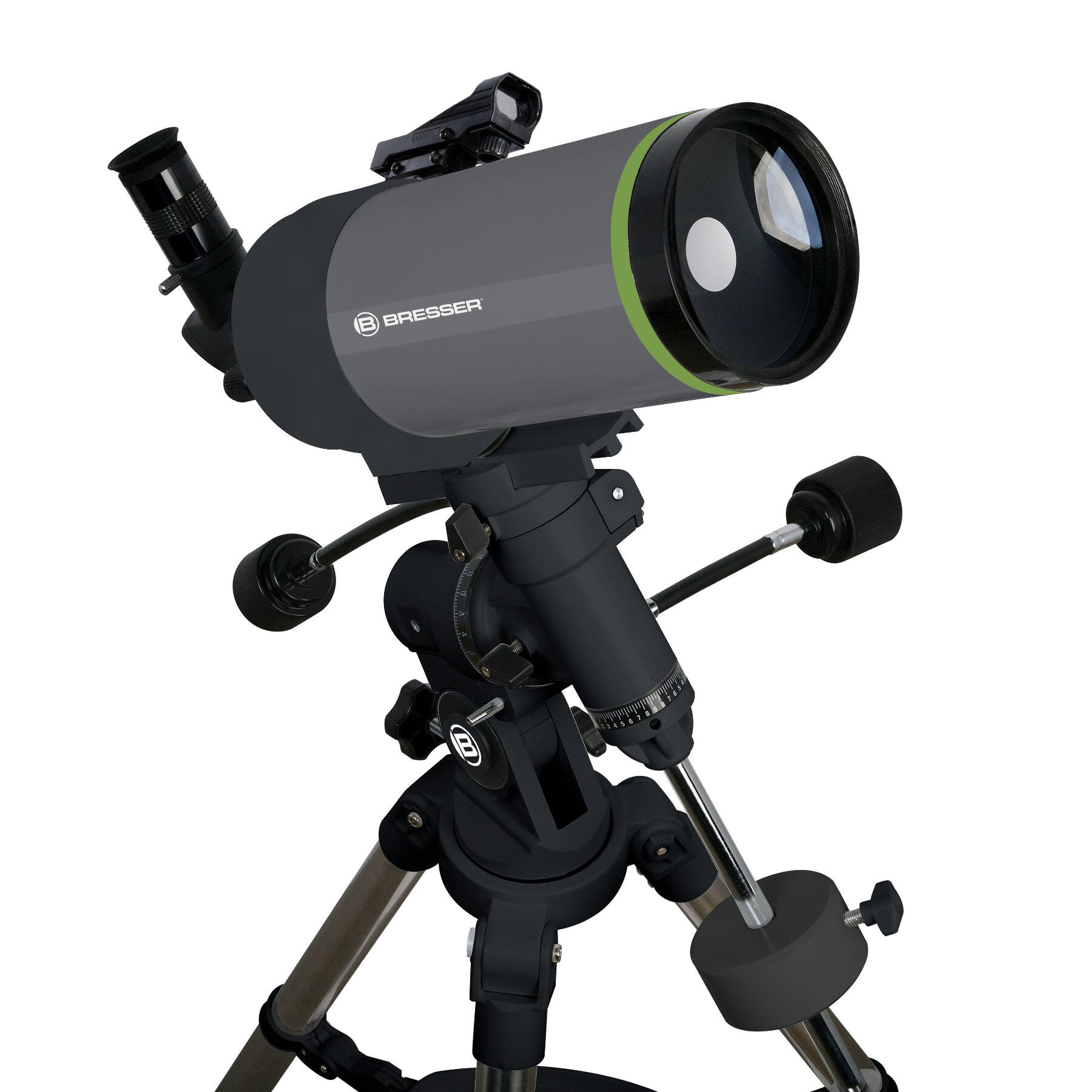 BRESSER FirstLight MAK 100/1400 telescoop met EQ-3 montering 2/6