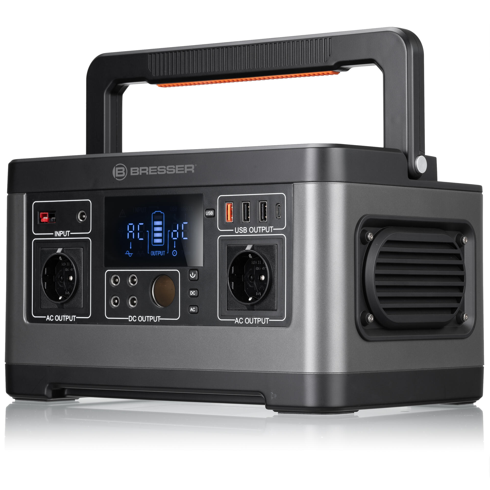 KIT Batterie externe portable 500 W + Panneau solaire 60 W Bresser, Camping 2/7