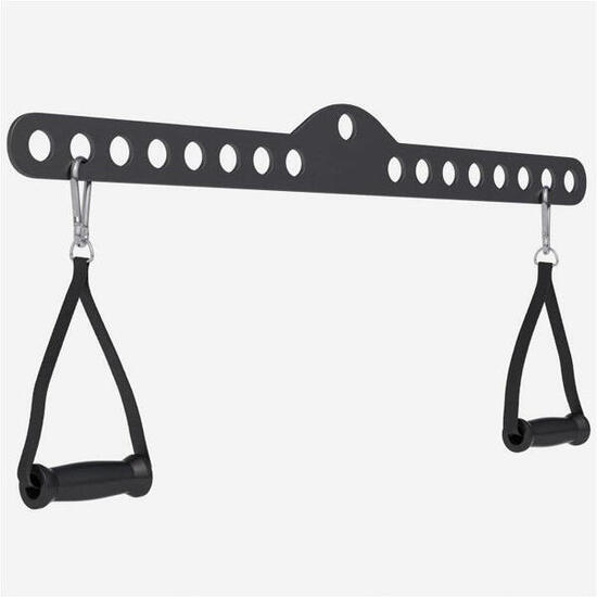 Barre de tirage lat 75cm avec 2 poignées