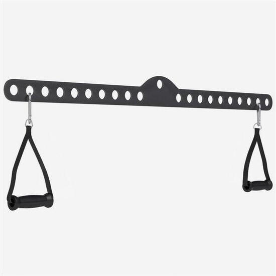 Barre de tirage lat 100cm avec 2 poignées
