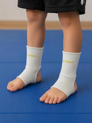 Cavigliere Bambino Bianche elastiche - Sport e tempo libero