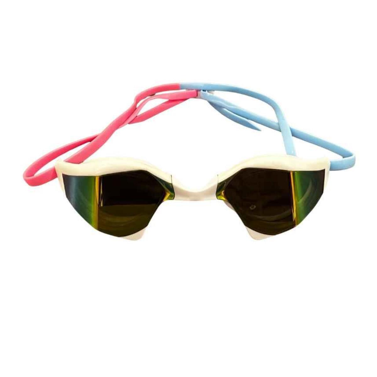 Occhialini - Nuoto - Unisex - Specchiati, antiappannamento - Bianco/rosa 4/4